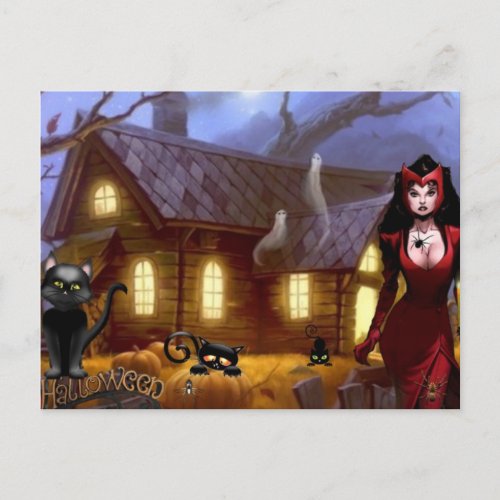 Happy Halloween Postcard