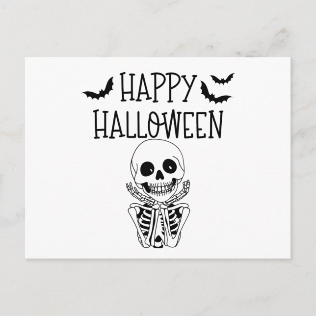 Happy Halloween Postcard (Front)