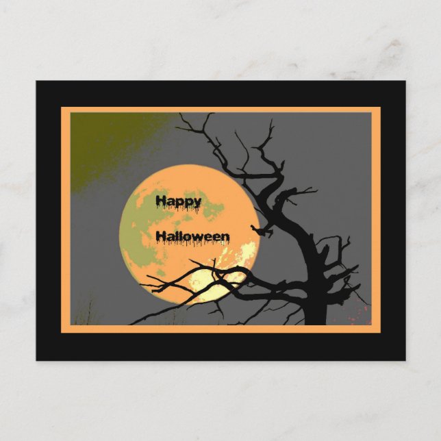 Happy Halloween Postcard (Front)