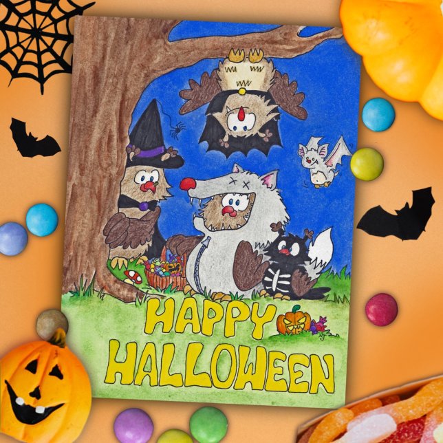 HAPPY HALLOWEEN postcard by Nicole Janes (Creator Uploaded)