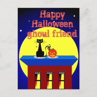 Happy Halloween Postcard Greeting