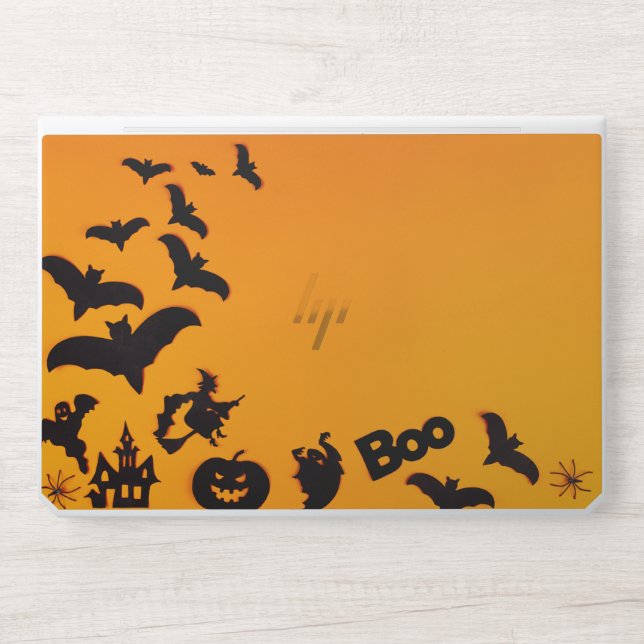 Happy Halloween props background HP Laptop Skin (Front)