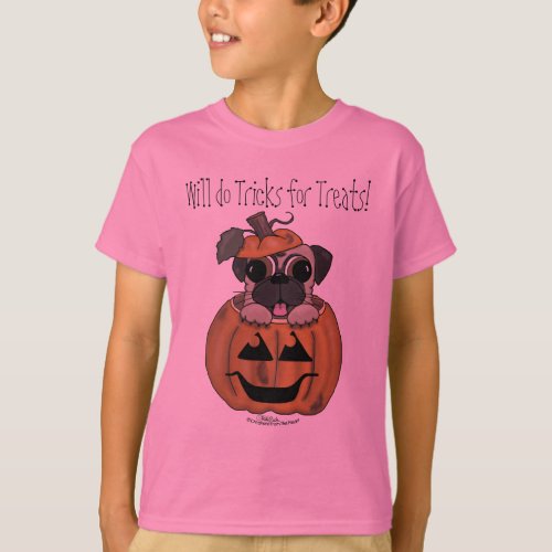 Happy Halloween_Pug in Jack O Lantern T_Shirt