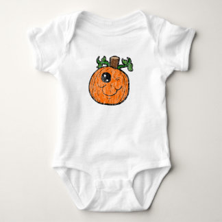 Happy Halloween Pumpkin Baby Bodysuit