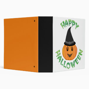 "HAPPY HALLOWEEN" PUMPKIN BINDER