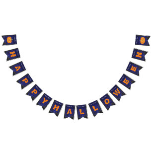 Happy Halloween Pumpkin  Bunting Flags