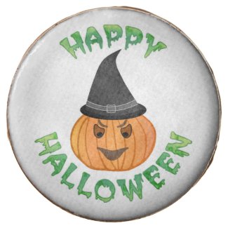 "HAPPY HALLOWEEN" PUMPKIN CHOCOLATE COVERED OREO