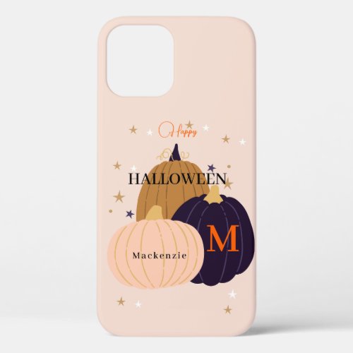 Happy Halloween Pumpkin Custom Apple X11121314 iPhone 12 Case