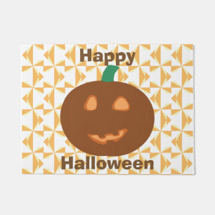 Happy Halloween Pumpkin Doormat