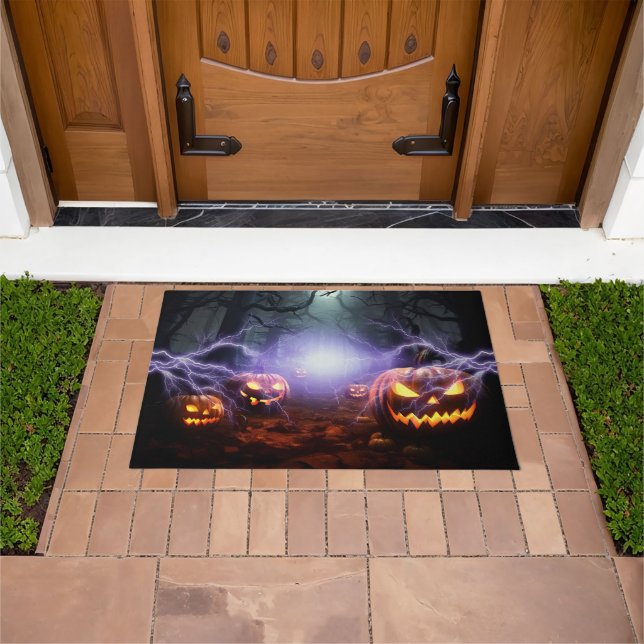 Happy Halloween Pumpkin Doormat (Outdoor)