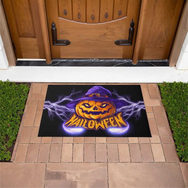 Happy Halloween Pumpkin Doormat (Outdoor)