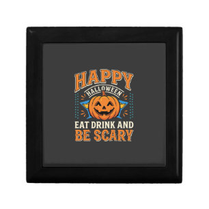 Happy Halloween Pumpkin Eat Drink Be Scary_1 Gift Box