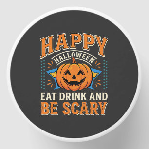 Happy Halloween Pumpkin Eat Drink Be Scary_1 Mini Candle Favors