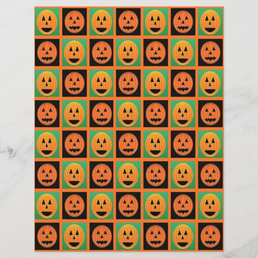 Happy Halloween pumpkin faces (Front)