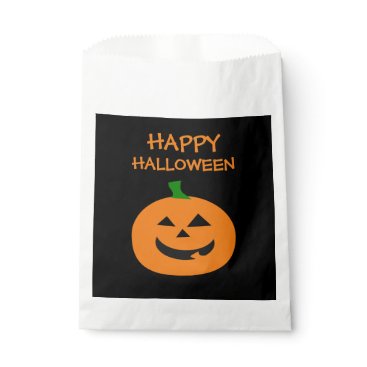 Happy Halloween Pumpkin Favor Bags Happy Halloween Pumpkin Favor Bags