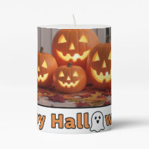 Happy Halloween Pumpkin Ghost