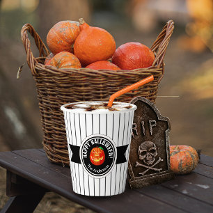 Happy Halloween Pumpkin ID212 Paper Cups
