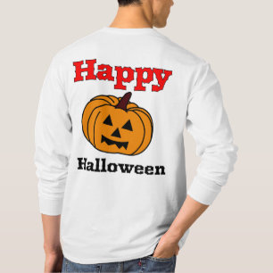 Happy Halloween Pumpkin Jack-o'-Lantern Face T-Shirt
