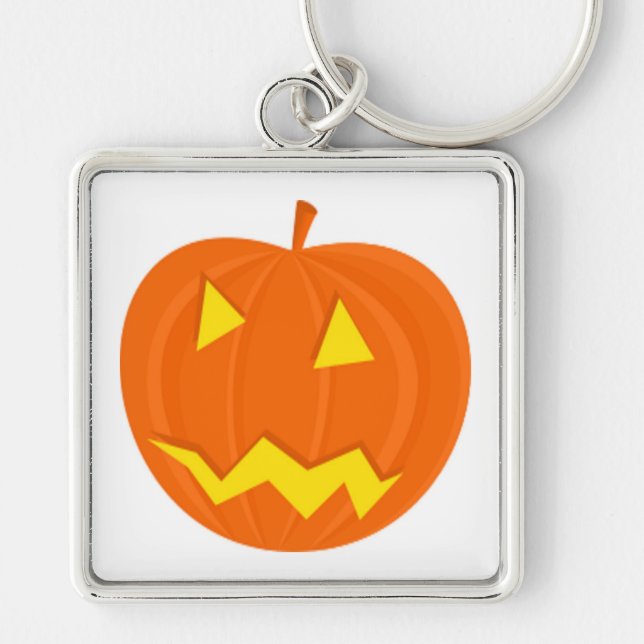 "HAPPY HALLOWEEN" PUMPKIN KEYCHAIN (Front)