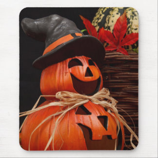 happy halloween pumpkin mousepad