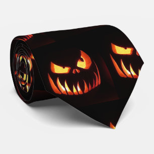 Happy Halloween Pumpkin Neck Tie