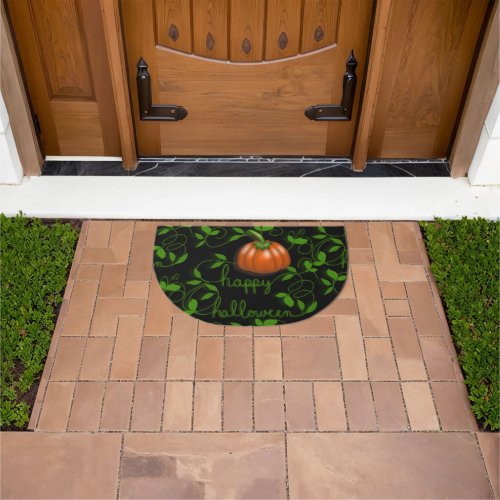 Happy Halloween Pumpkin Patch Business Doormat