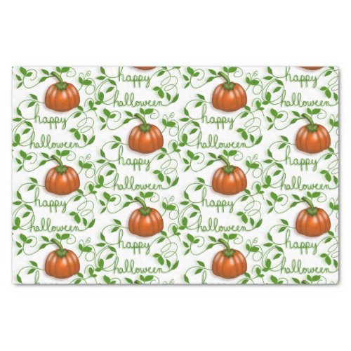 Happy Halloween Pumpkin Patch Business Tissue Paper