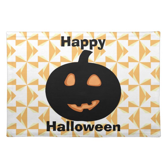 Happy Halloween Pumpkin Placemat (Front)