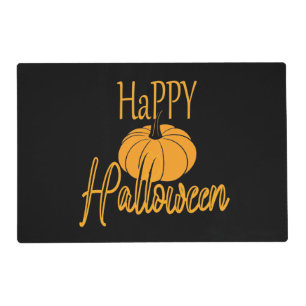 Happy Halloween Pumpkin Placemat