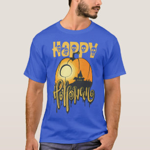 Happy Halloween Pumpkin Spooky Jack O Lantern Sun T-Shirt