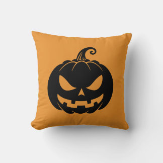 Happy Halloween Pumpkin Throw Pillow