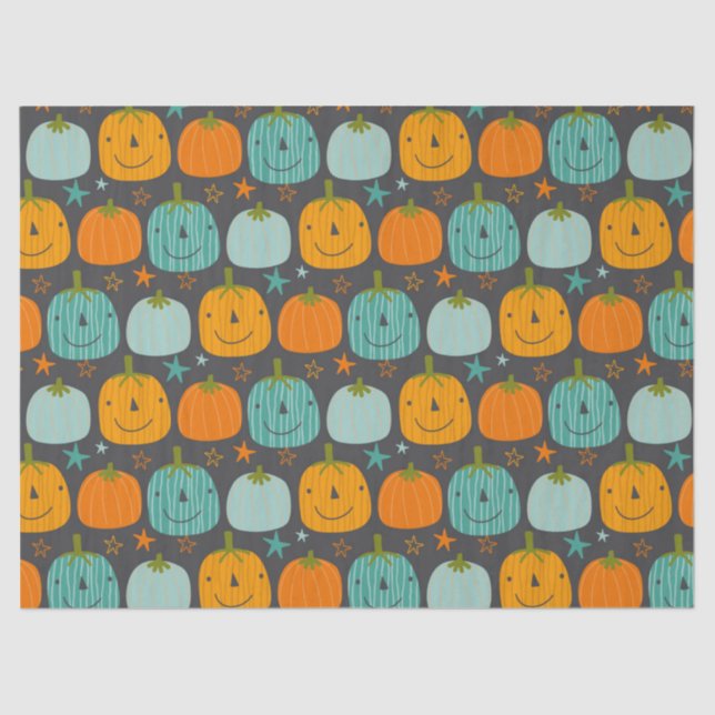 Happy Halloween Pumpkin   Tissue Paper (Front)