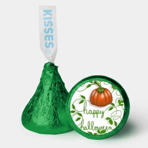 Happy Halloween Pumpkin Vine Hersheys Kisses