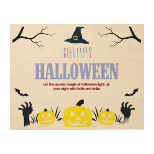 Happy Halloween Pumpkin Wall ART