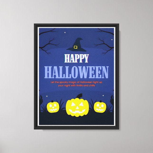 Happy Halloween Pumpkin Wall ART (Front)