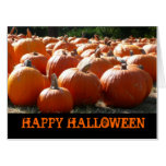 Happy Halloween Pumpkins Card