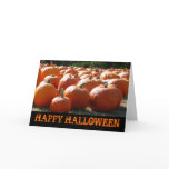 Happy Halloween Pumpkins Card