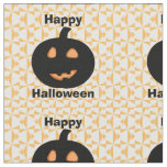 Happy Halloween Pumpkins Fabric