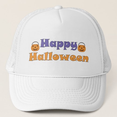 Happy Halloween Pumpkins Hat