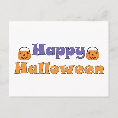 Happy Halloween Pumpkins Recipe Card