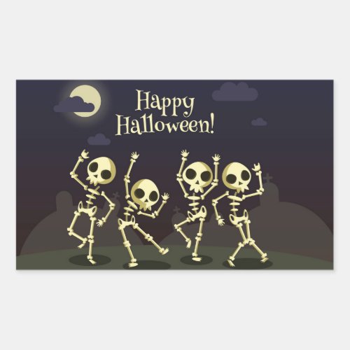 Happy Halloween Rectangular Sticker