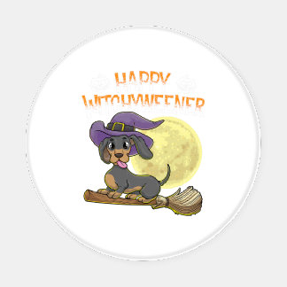 Happy Halloween Rottweiler Dog Owner Pet Lover Coaster Set