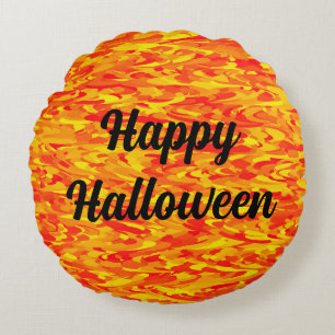 Happy Halloween Round Pillow