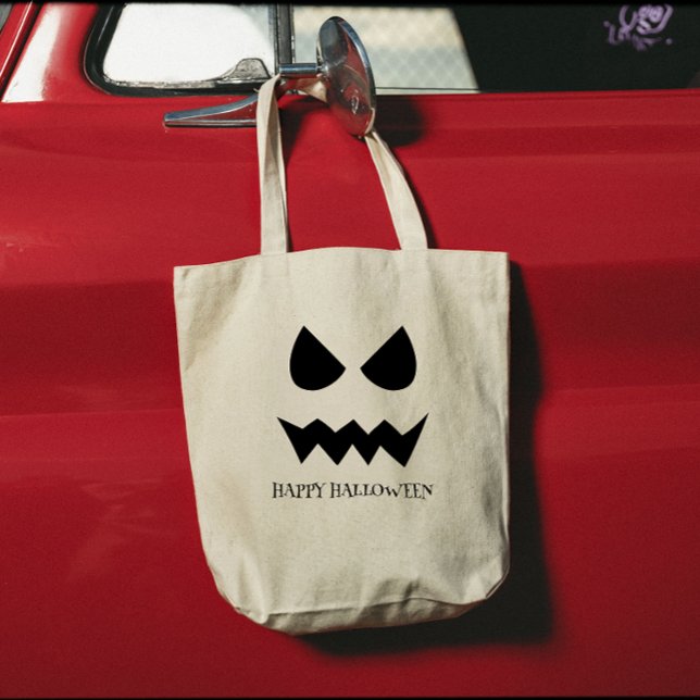 Happy Halloween Scary Ghost Face Halloween Tote Bag (Happy Halloween Scary Ghost Face Halloween Tote Bag
)