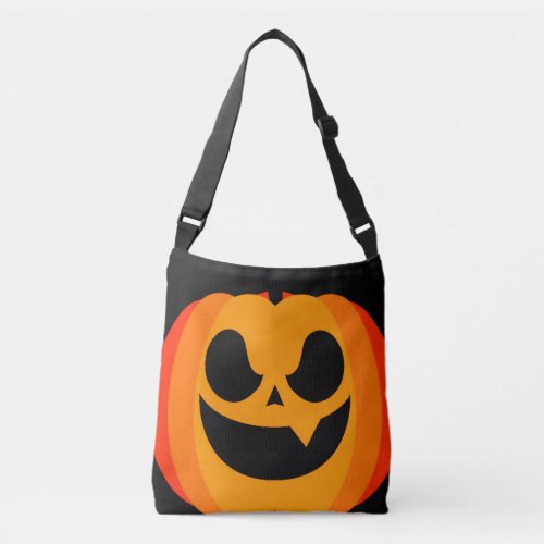 happy Halloween scary   pumpkin Crossbody Bag