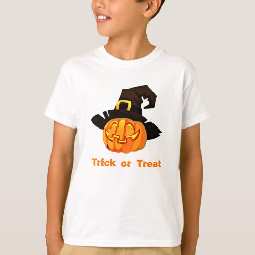Happy Halloween Scary Pumpkin Trick or Treat T_Shirt