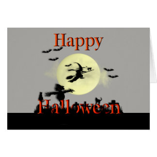 Happy Halloween Scene Cards