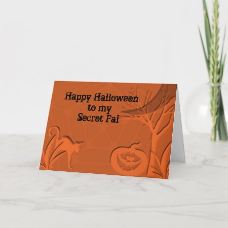 Happy Halloween Secret Pal Card