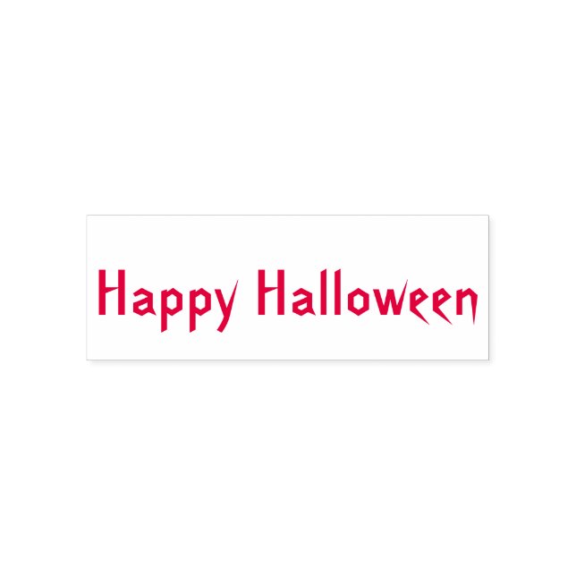Happy Halloween Self Inking Rubber Stamp (Design)