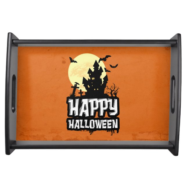 Happy Halloween Serving Tray (Front)